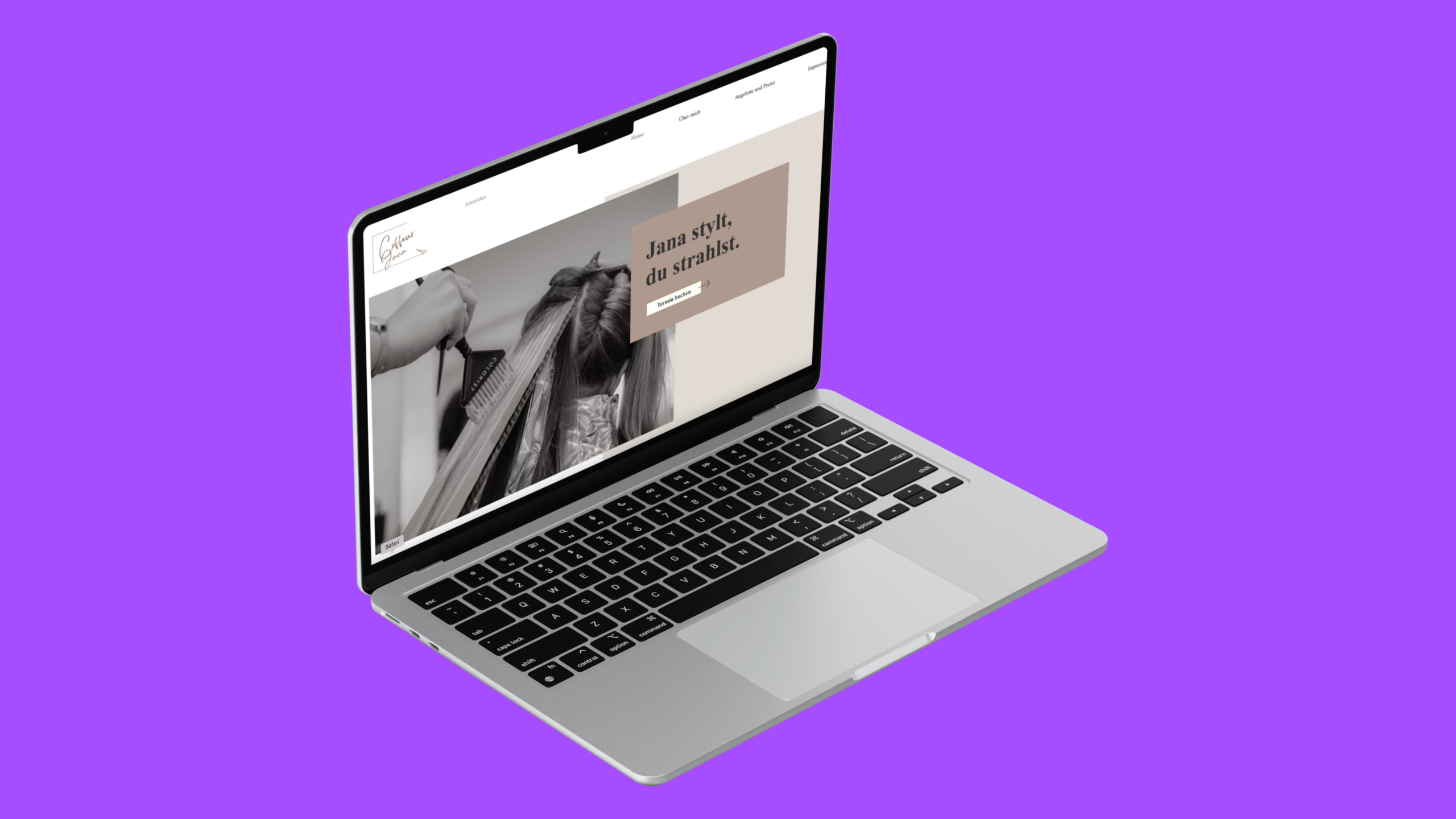 Webdesign Coiffeur Jana